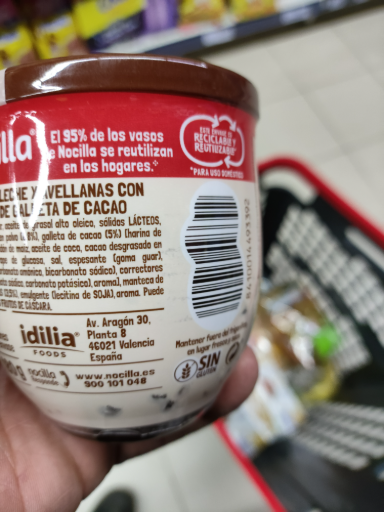 Crema de Cacao y Avellanas
