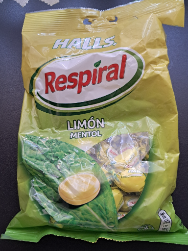 Halls Respiral Limón Mentol
