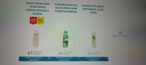 Garnier Fructis Aloe Vera Hair Food Shampoo