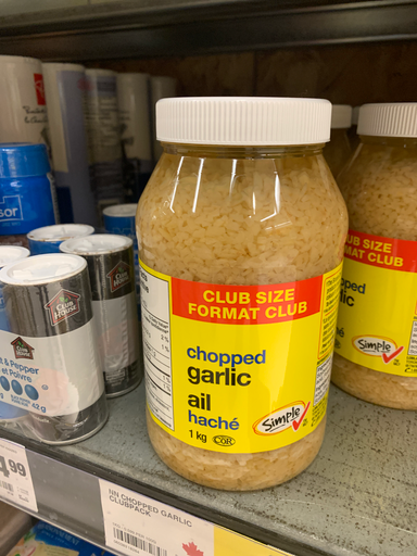 Simple Chopped Garlic 1 kg
