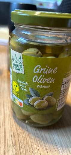 KING'S CROWN Grüne Oliven