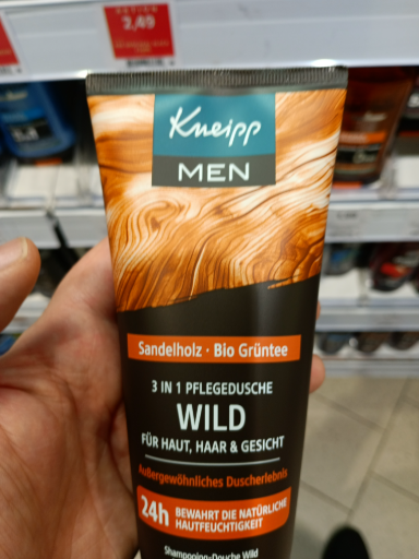 Kneipp MEN 3 in 1 Pflege Dusche WILD