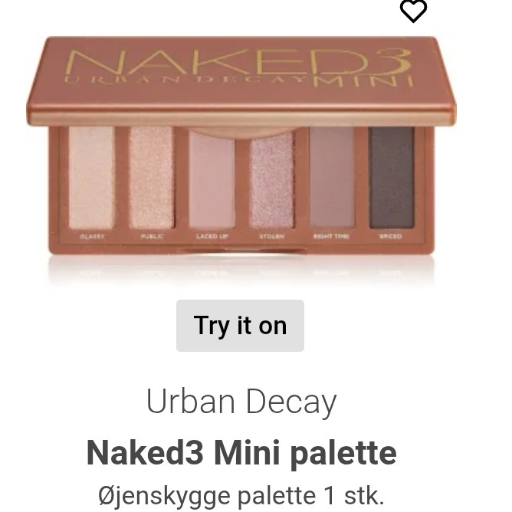 Urban Decay Naked3 Mini palette