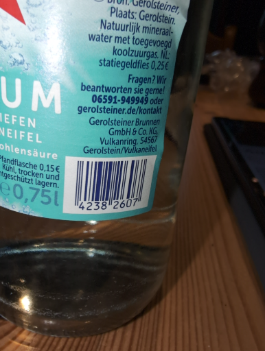 Gerolsteiner Mineral Water