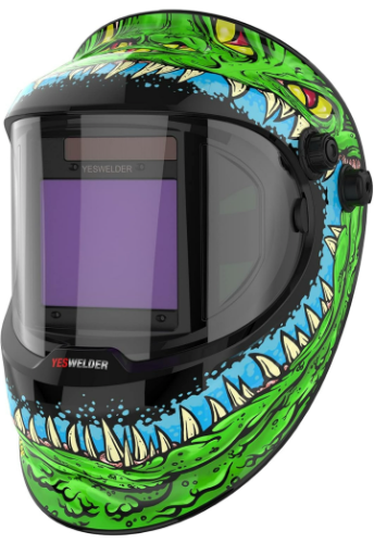 YESWELDER True Color Solar Powered Auto Darkening Welding Helmet