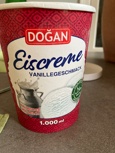 Dovgan Eiscreme Vanillegeschmack