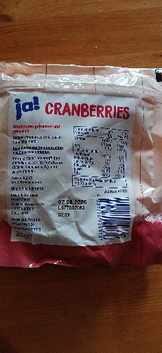 ja! Cranberries