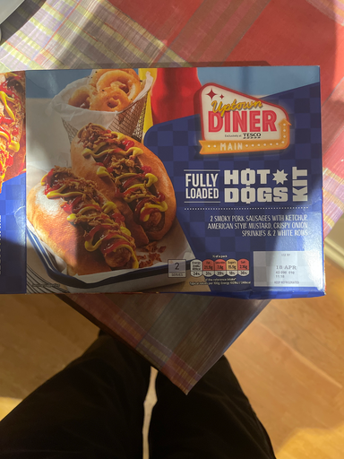 Upside Down Diner Fully Loaded Hot Dogs Kit