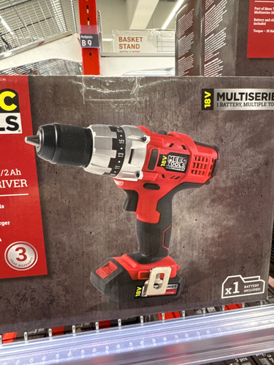 MEEG TOOLS - MULTISERIES 18V CORDLESS DRILL/DRIVER