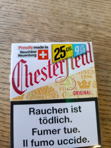 Chesterfield Cigarettes