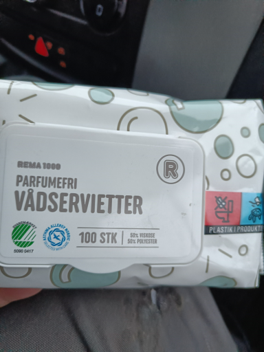 Rema 1000 Parfumefri Vådservietter