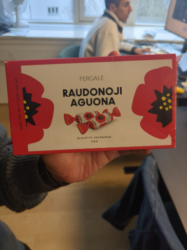 PERGALE Raudonoji Aguona candy