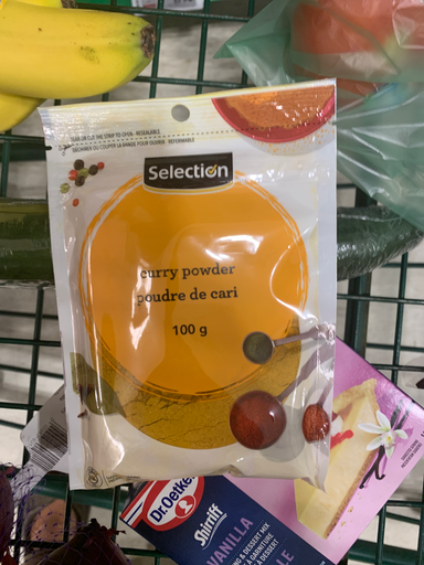 Selection curry powder