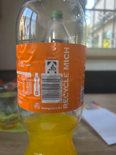 e2l Getränk Orange