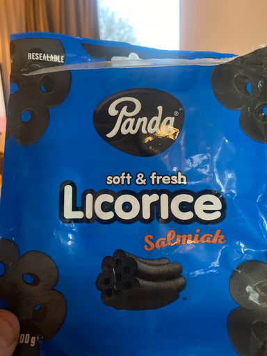 Panda Soft & Fresh Salmiak Lakritsi 200g