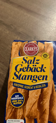 Clarky's Salz Gebäck Stangen