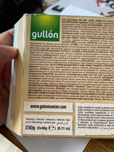 Gullón Glutenfri Kiks med Creme