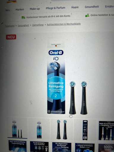Oral-B iO Ultimate Clean Ersatzbürstenköpfe