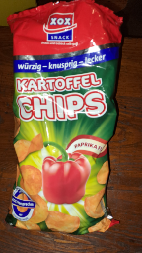 XOX Kartoffelchips Paprika 200g