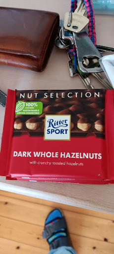 Ritter Sport Dark Whole Hazelnuts