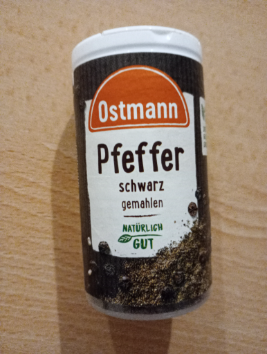Ostmann Pfeffer schwarz gemahlen