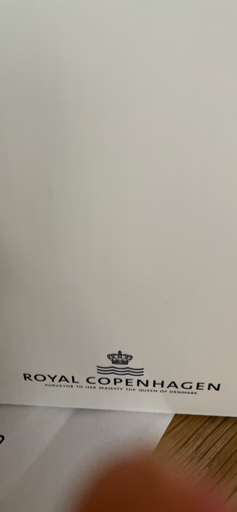 Royal Copenhagen porcelain dinnerware