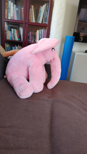Pink Elephant Plush Toy