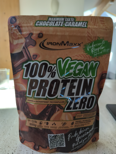 IronMaxx 100% Vegan Protein Zero Chocolate-Caramel