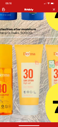 Derma Sun Lotion High SPF30