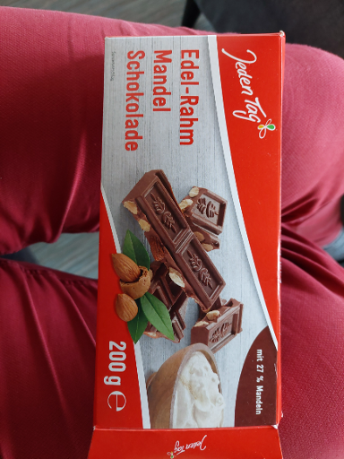 Jeden Tag Edel-Rahm Mandel Schokolade
