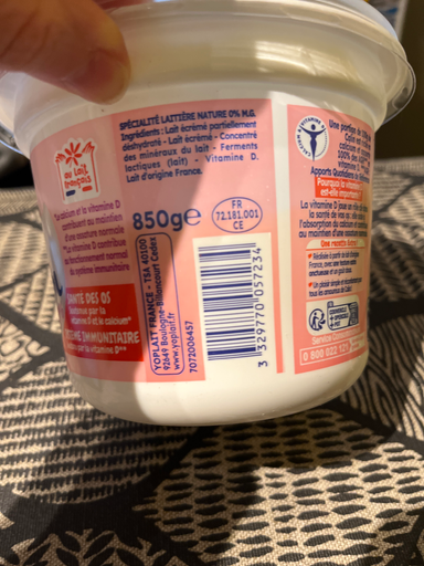 Spécialité laitière nature 0% MG