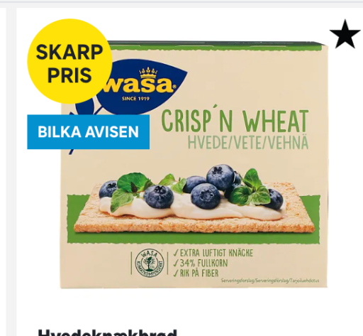 Wasa Crisp' N Wheat