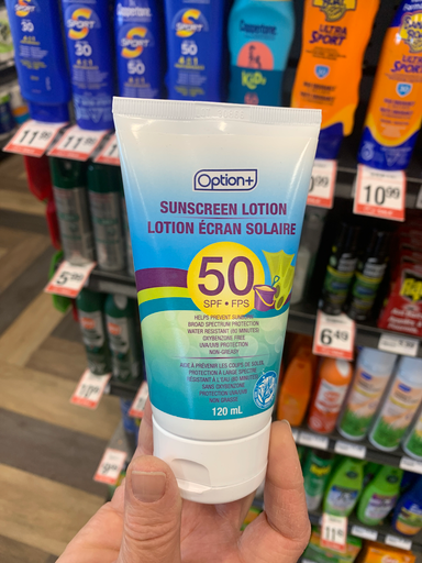Option+ Sunscreen Lotion SPF 50