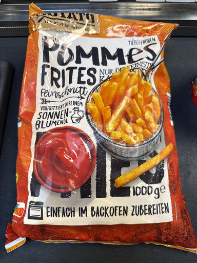 Pommes Frites Tiefgefroren Atlantis 1000g
