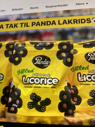 Panda Filled Licorice