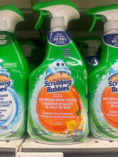 Scrubbing Bubbles Bathroom Grime Fighter