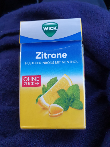 Zitrone Hustenbonbons mit Menthol