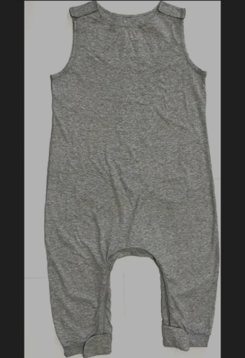 Baby Romper - Heather Gray