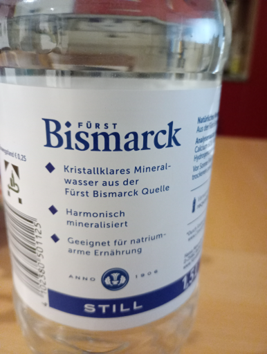Fürst Bismarck Mineralwasser