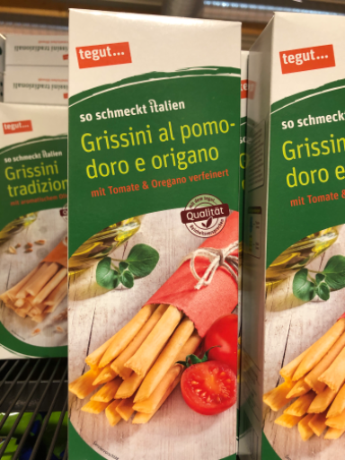 Tegut Grissini al pomodoro e origano