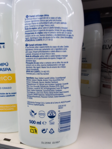 Head & Shoulders Citrus Fresh Champú Anticaspa
