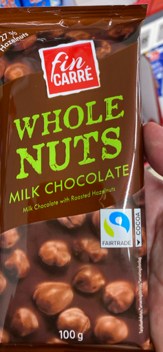 Fin Carre Whole Nuts Milk Chocolate