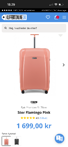 EPIC Phantom SL 76 cm Kuffert – Stor Flamingo Pink