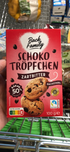 Back Family Schoko Tröpfchen Zartbitter