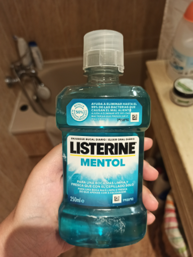 Listerine Mentol enjuague bucal
