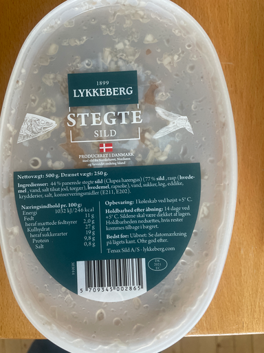 Lykkeberg 1899 Stegte Sild