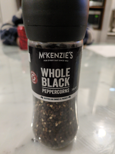 McKenzie's Whole Black Peppercorns