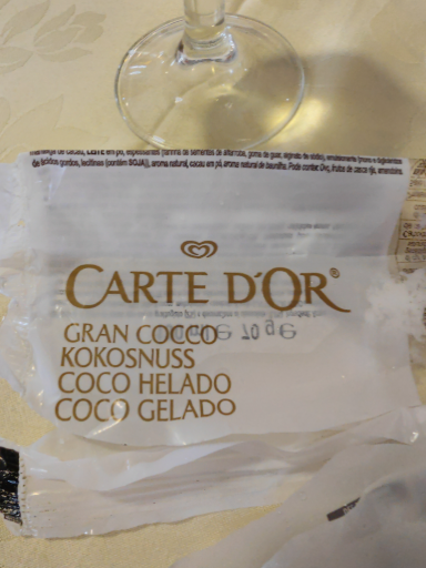 Carte D'Or Gran Coco helado