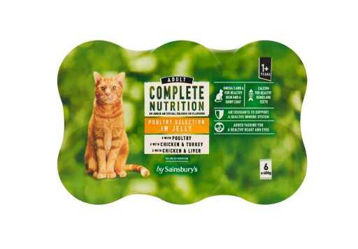 Sainsbury's Adult Complete Nutrition Poultry Selection in Jelly