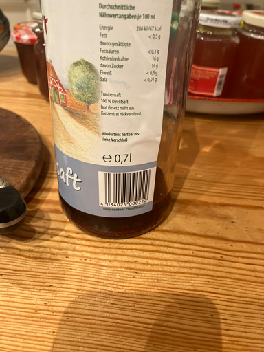 Lütauer Traubensaft